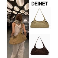 Korean Niche Brand deinet Bag 25 Autumn New Style Suede Underarm Tote Bag Melade Shoulder Bag