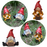 Cross-Border Hat Brim Couple Dwarf Dwarf Doll Garden Courtyard Decoration Ornaments Manufacturer