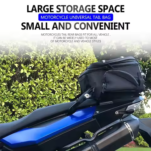 Motorcycle Universal Luggage Bag Saddle bag Tail Bag For BMW R1250GS R1200GS LC ADV Adventure F850GS