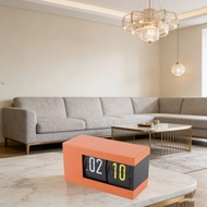 Calendar Flip Clock LED Display Auto Page Turning 12 Hour AM PM Retro Perpetual Calendar Flip Clock
