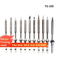 【】TS100 Soldering Iron Tips Replacement Accessories Electric Solding PCB TS-I K