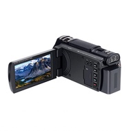5K 30FPS Video Camera Camcorder 12X Optical Zoom 3.5inch Rotatable Touchscr Kit