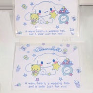 ✨✨youngtime Sanrio Kuromi แฟ้มพลาสติกแบบมีคลิป แฟ้ม A4 กันน้ำ แฟ้มกระดาษทดสอบนักเรียน อุปกรณ์สำนักงา