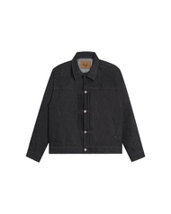 DOUBLE RAW DENIM JACKET BLACK  / เสื้อแจ็คเก็ตยีนส์
