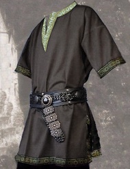 Celtic Knight Medieval Renaissance 17th Century Nordic Shirt Vintage Cosplay Performance Masquerade