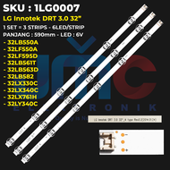 Backlight TV LG 32 Inch 32LB550A 32LF550A 32LF595D 32LB561T 32LB563D 32LB582D 32LY340C 32LX330C 32LX