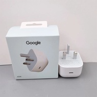 45W PD USB C Charger For Google EU/US/UK Fast Charging Power Adapter USB C To Type C Cable For Pixel