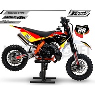 Decal Sticker Mini Trail Gazgas 50cc KTM 50cc Full body/ Requesbebas