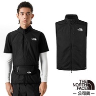 [The North Face] Men's Windproof Water-Repellent Vest WINDWALL Casual Sports Top/One-Piece Packing _