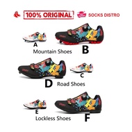 SS3 BIKE SHOES - MTB ROAD BIKE CLIPLESS COLOR - BLACK AND WHITE MTB SHOES ROAD BIKE SHOES