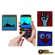 NexHaus Divoom TimeBox Evo – Pixel Art Bluetooth Speaker with 16x16 LED Display, 6W DSP turned 360° 