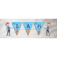 Flag banner Blippi bunting flag/