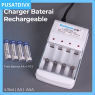 SANJI DOUBLEPOW BATTERY CHARGER 4 SLOT AA AAA BATTERY CHARGER