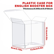 13.9x8x12.4cm 5/10 PCS For TCG Transparent Pet Protective Boxes Suitable for English Booster Box Har