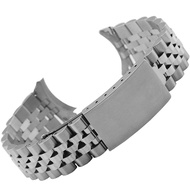 Jubilee Bracelet Compatible for R DATEJUST Series Stainless Steel Arc End Seamless Watch Band 13mm 1