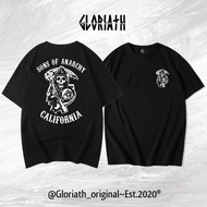 SONS OF ANARCHY CALIFORNIA 01 DISTRO T-SHIRT {motor series}