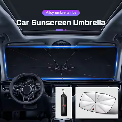 For Hongqi HS5 H5 H6 H7 H9 E-QM5 HS3 HS5 E-QH5 HS7 E-HS9 E-HS3 Car Front Windshield Sunshade Umbrell