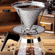 Reusable Coffee Dripper Stainless Steel Coffee Tea Filter Holder Pour Over Mesh