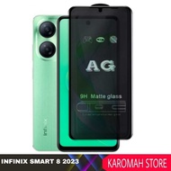 Tempered AG Matte Glass 9H Anti Fingerprint Infinix Smart 8 2023 Anti Glare Screen Protection