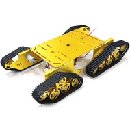 Professional Large Big Load 4WD Metal Robot Tank Car Chassis Kit with 4pcs Encoder DC Motor for Ardu