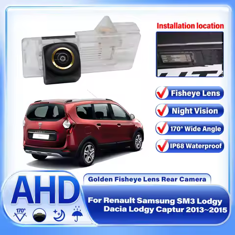 For Renault Samsung SM3 Lodgy Dacia Lodgy Captur 2013 2014 2015 Car Rear View Camera Backup Parking 