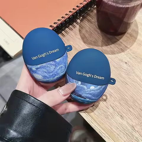 For HUAWEI FreeBuds 6 6i 5i 5 SE2 SE3 Case Starry Night Oil Painting Headphone Case Protective Funda