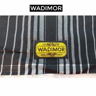 top sale (eceran) sarung wadimor polos hitam eksklusif premium primer