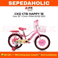 Sepeda Speda Anak Cewek Perempuan BNB HAPPY Mini Kranjang Bonceng SNI