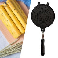 [Fenteer] Egg Roll Maker Egg Roller Ice Cream Cone Maker Waffle Maker Pan Flower Pattern