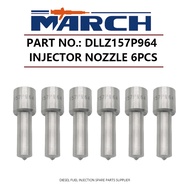 6pcs Diesel Fuel Injector Nozzle Tip DLLZ157P964 for Mitsubishi 6M60 6M70 0445120006 ME355278