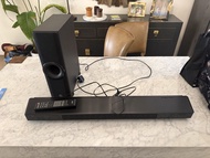 Yamaha ysp-2500 Soundbar and Subwoofer with Remote