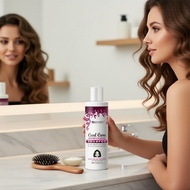 Hydrating Curl Shampoo for Dry & Wavy Hair: Reduces Frizz
