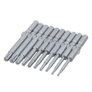 802 Torx Electric Bit S2 Steel Round Handle 6mm Six Flower Bit Nozzle Strong Magnetic Screwdriver Sc