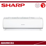 [ Delivered by Seller ] SHARP 1.0HP Non-Inverter Air Conditioner / Aircond / Air Cond R32 AHA9WCD2