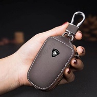 Smooth Leather Car Key Holder Wallet Bag Remote Fob Shell Case Cover Pouch Keychain Proton X50 X70 Persona Saga Exora Ertiga Iriz Perdana Satria Tiara Inspira Waja Wira