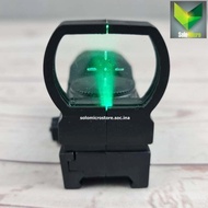 Dongzhur Kekeran Teropong Senapan Holographic Green Dot Scope 20mm