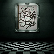 READY STOK KALIGRAFI KHAT,FRAME WALLDECO, HOMEDECO KHAT ISLAMICHandwritten pen and ink Arabic callig