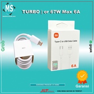 Xiaomi USB Type C data cable | TURBO CHARGE | 67W Max for 6A TYPE C 33W 67W 120W MI TURBO CHARGING