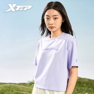 XTEP Women T-shirt Short Sleeves Breathable Fashion