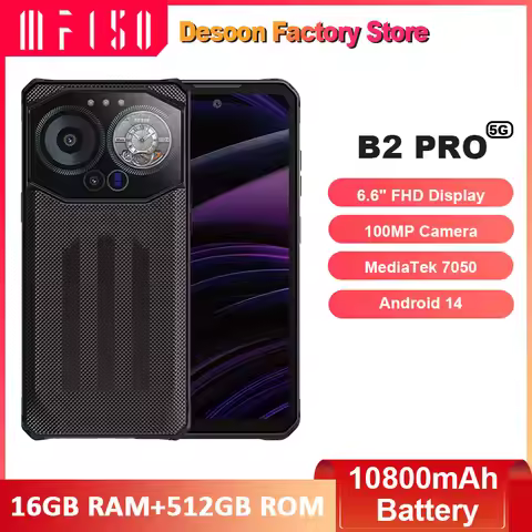 IIIF150 B3 Pro 6.6" Screen 5G Rugged Phone Android 14 Smartphone Dual Display 32GB 512GB 100MP Camer