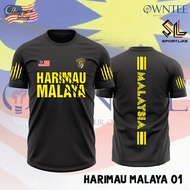 BAJU MERDEKA HARIMAU MALAYA Saya Anak Malaysia Negaraku Tshirt Microfiber Round Neck Short Sleeve Un