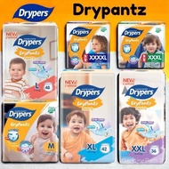 Drypers Drypantz Pants Type M58/L48/XL42/XXL36/XXXL20/XXXXL18