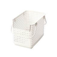 [特價]【日本Like it】北歐風可堆疊凹型收納洗衣籃(單入)-白色
