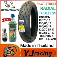 Michelin Pilot Street Radial Tubeless Free pito & Tire Sealant 110/70/17 to 180/55ZR 17