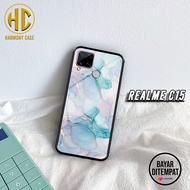 Case Realme C15 Motif - Abstrak02 - Terbaru Murah Terlaris Hardcase 2D Softcase Hp Harmony Case
