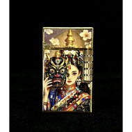 Classic flint wheel side-sliding lighter with gas filling, unique and creative gift for men