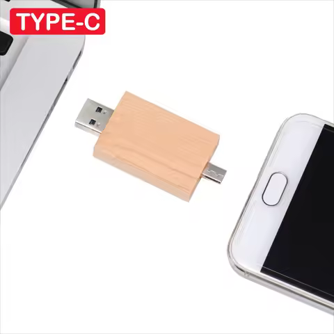 JASTER Wooden TYPE-C USB 3.0 Flash Drive 128GB Creative Business Gift Pen Drive 64GB USB-C Memory St