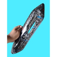 MERAH Forged red genio exhaust shield coverbiru AJMVARIATION99 AJMVARIATION99