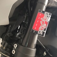 CFS610 Tag Label The DARK SIDE OF JAPAN Yamaha FJ 09 / MT07 / MT09 / MT15 / MT25 Personalized Car Ex