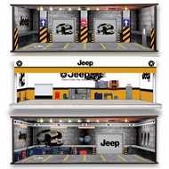 GILAN DIORAMA GARAGE 1: JEEP GARAGE64 WITH LED